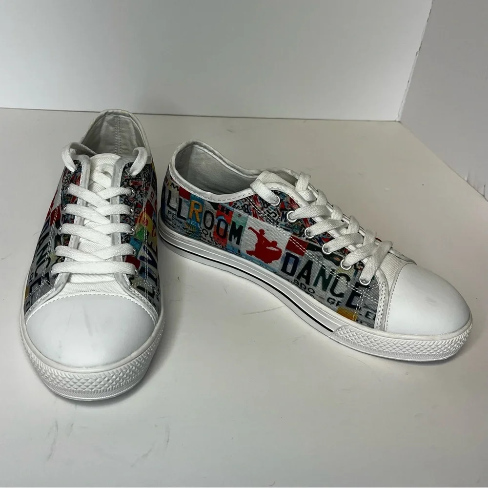 Live Love Dance Graphic Shoes For Men(7) & Women (9) - Picture 5 of 11